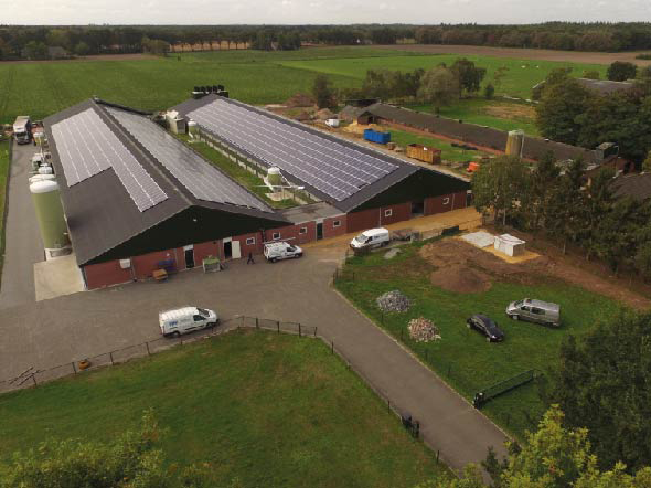 Electrical and climate installation poultry houses